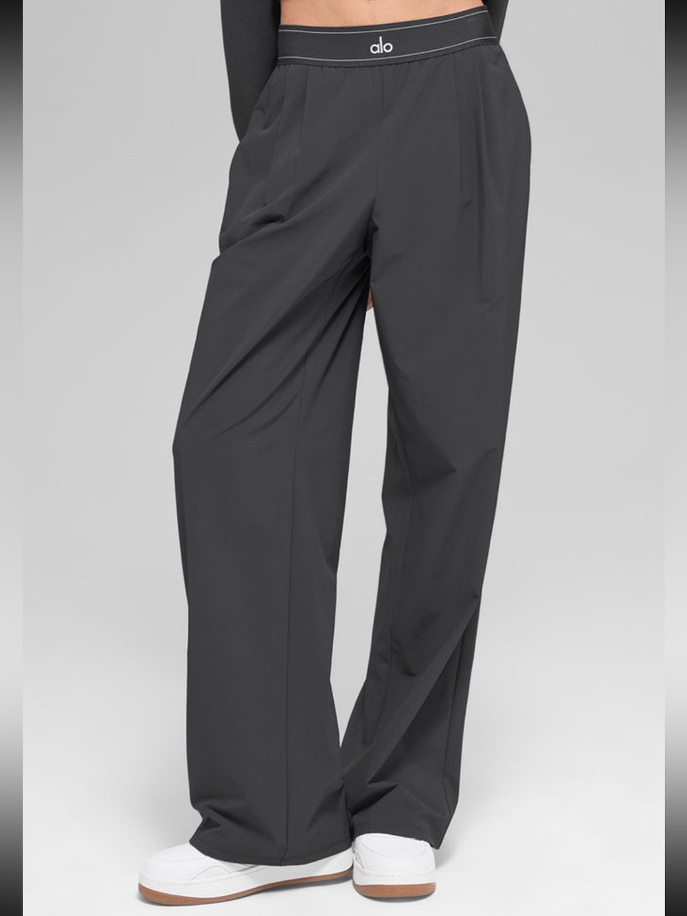 Alo Yoga Suit Up Trouser Long Anthracite XXS NWOT